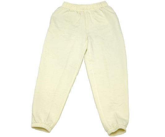 BASIC RELAXED SWEATPANTS - BUTTER